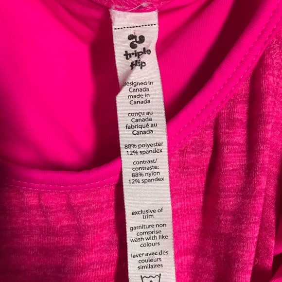 Triple Flip Pink Tank Top - Picture 4 of 4